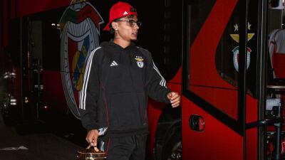 Richard Ríos, volante colombiano que milita en Benfica. 