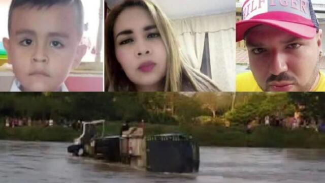 Trágico accidente en Antioquia: camión en el que iba una familia cayó al río Cauca Trágico accidente en Antioquia: camión en el que iba una familia cayó al río Cauca