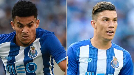 Luis Díaz y Mateus Uribe, jugadores de Porto. .jpg Luis Díaz y Mateus Uribe, jugadores de Porto. .jpg