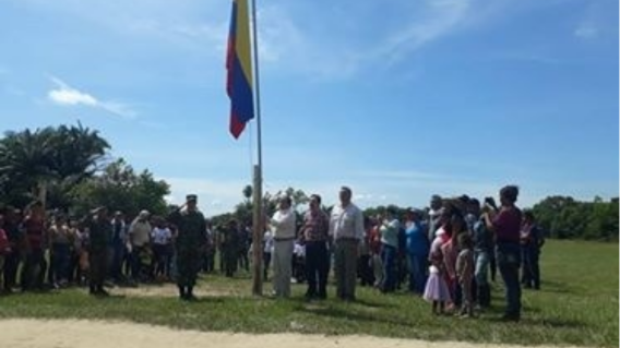 314407_BLU Radio.Canciller en Tibú /Foto: Blu Radio