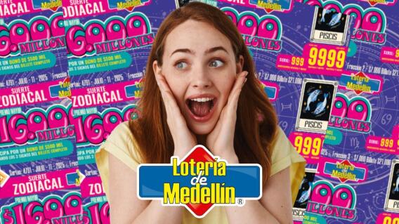 Resultados de Lotería de Medellín último sorteo del viernes 10 de octubre: los números ganadores Resultados de Lotería de Medellín último sorteo del viernes 10 de octubre: los números ganadores