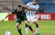 Luciano Pons en Racing vs Bucaramanga por la Copa Libertadores. 