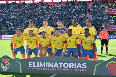 Así fue la formación de la Selección Colombia frente a Bolivia, en El Alto, por Eliminatorias.  Así fue la formación de la Selección Colombia frente a Bolivia, en El Alto, por Eliminatorias.
