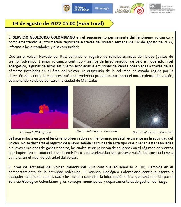 Volcán del Nevado del Ruiz registra emisiones.jpeg