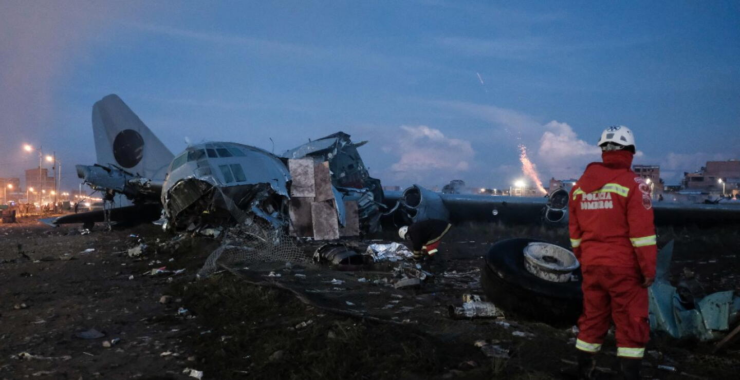 Nuevos detalles de accidente aéreo en Bolivia: esto dijo piloto sobre la pista del aeropuerto