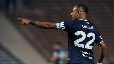 Sebastián Villa, extremo colombiano que milita en Independiente Rivadavia.