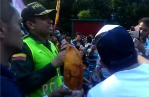 331133_BLU Radio, Festival de la empanada en Bucaramanga / foto: captura video