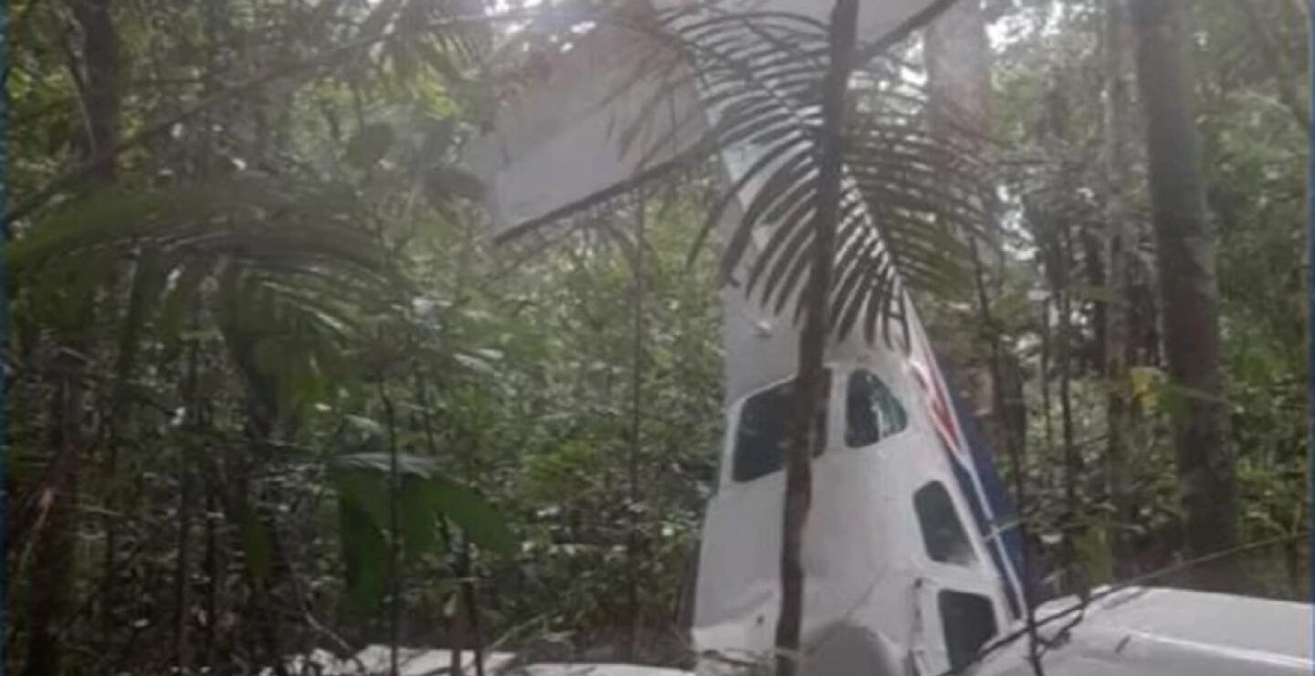 Aparecieron vivos los cuatro niños que iban en avioneta accidentada en Caquetá 