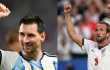 Lionel Messi y Harry Kane