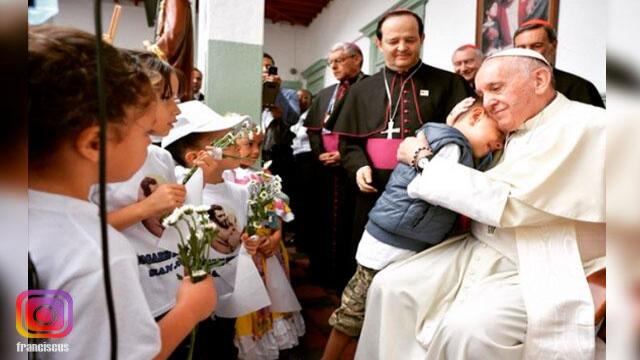 Con emotivo video en Instagram, papa Francisco vuelve a agradecer a Colombia