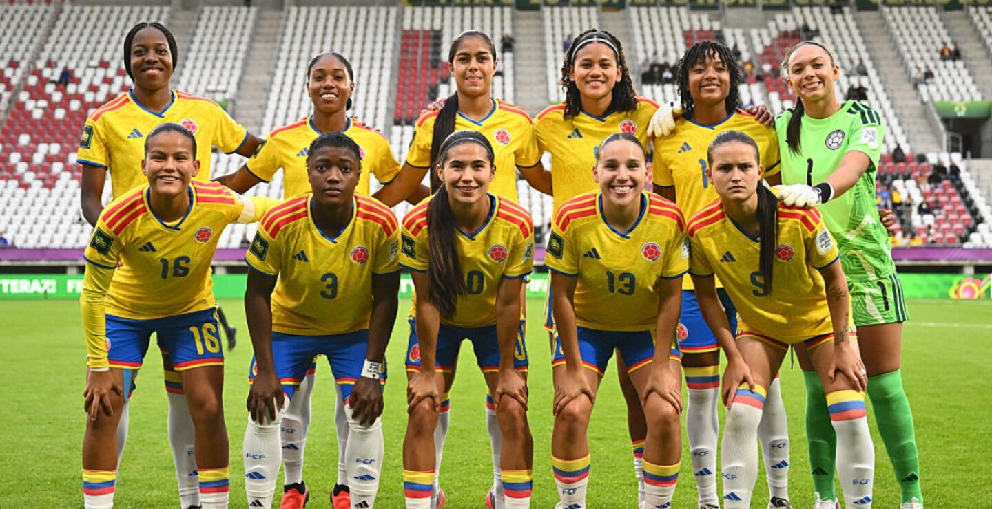 La formación titular de la Selección Colombia femenina contra Portugal por el Mundial Sub-20 2026.