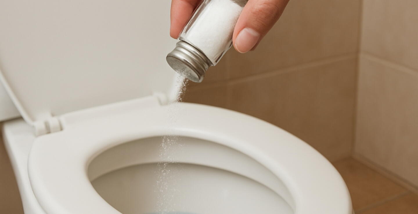 Los tres beneficios de echar sal en el inodoro todas las noches; expertos lo recomiendan
