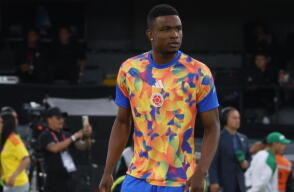 Jhon Córdoba, delantero de la Selección Colombia. 