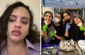Rosalía es voluntaria en Valencia ayudando a damnificados tras el paso de la DANA