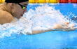 Nadadora durante prueba del Mundial de natación de Fukuoka 2023