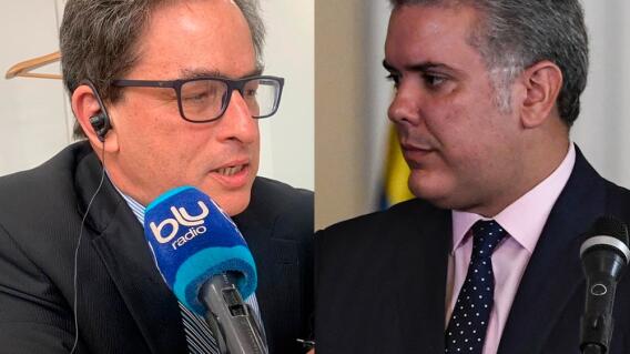 348739_BLU Radio// Alberto Carrasquilla e Iván Duque. Foto: BLU Radio