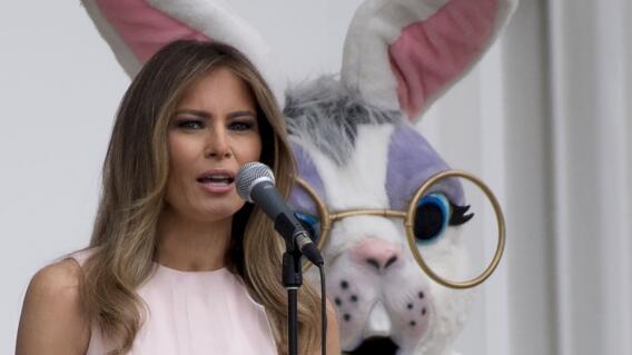 3468_La Kalle - Gemela de Melania Trump - Foto: AFP 3468_La Kalle - Gemela de Melania Trump - Foto: AFP