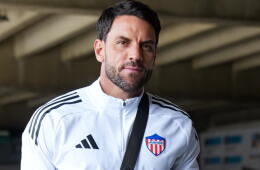 Sebastián Viera, técnico del Junior de Barranquilla. 