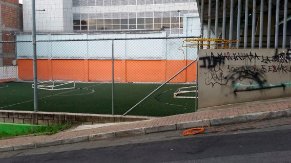 135202_Cancha donde falleció el joven / Foto: Javier Velázquez