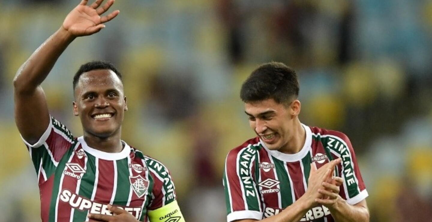 Jhon Arias fue ovacionado por los hinchas del Fluminense. 