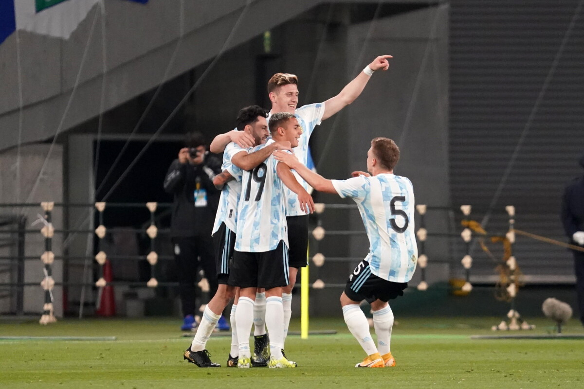 Adolfo Gaich, reciente verdugo de Juventus, le dio triunfo 1-0 a Argentina sobre Japón, en ensayo Preolímpico