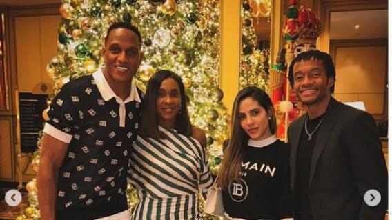 Yerry Mina y Juan Guillermo Cuadrado Yerry Mina y Juan Guillermo Cuadrado