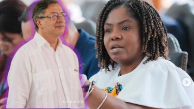 Presidente Gustavo Petro y la vicepresidente Francia Márquez han marcado una seria distancia