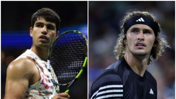 Carlos Alcaraz vs Alexander Zverev. Carlos Alcaraz vs Alexander Zverev.