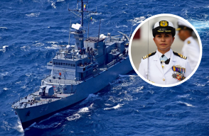 La capitana de fragata Liliana Ortiz.