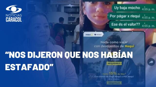 Adquirió tiquetes para pasar el Año Nuevo con su familia y fue estafada Adquirió tiquetes para pasar el Año Nuevo con su familia y fue estafada