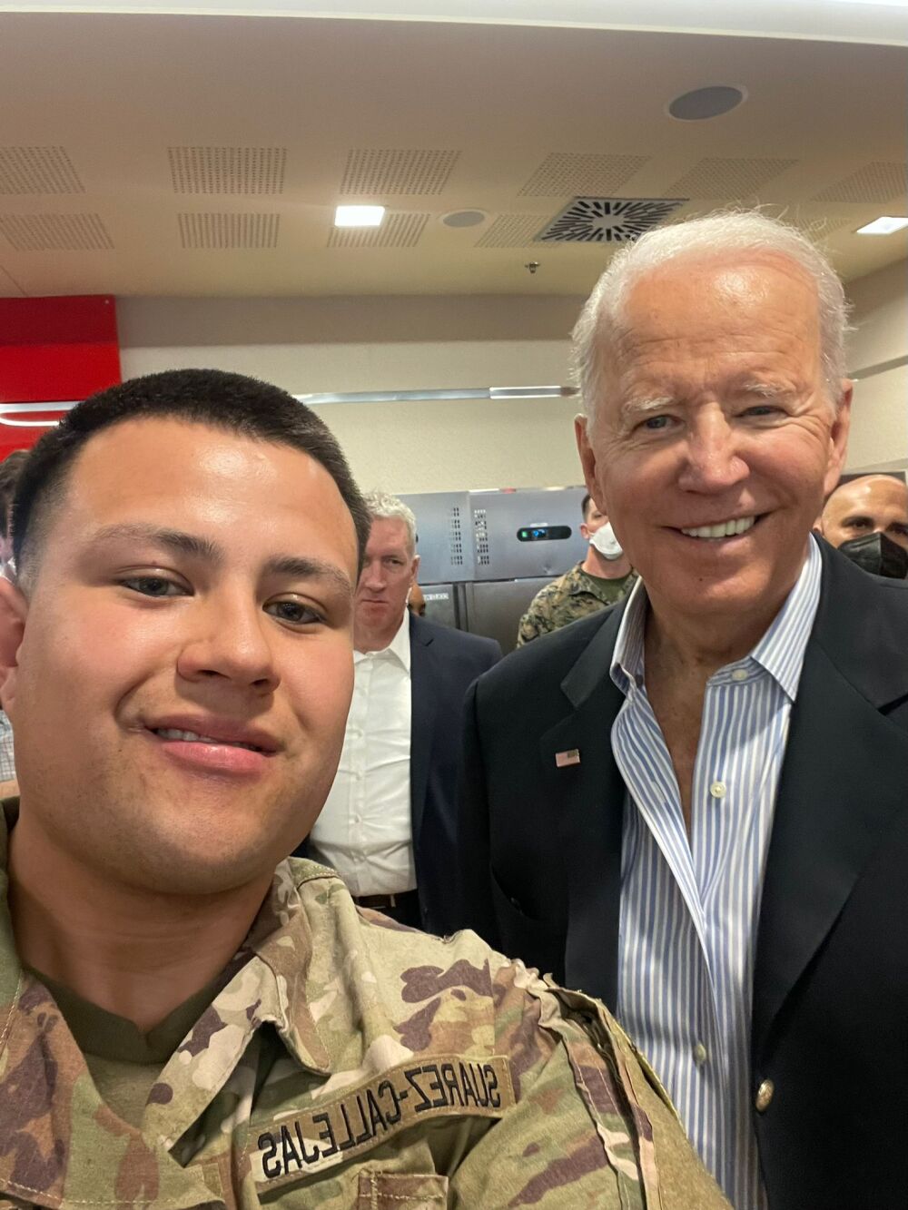 José Suárez-Callejas, colombiano en Ejército de EE. UU. con Joe Biden