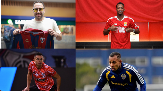 David Ospina, Jhon Duran, Rafael Borré y Sebastián Villa 