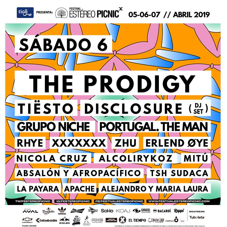 Estereo Picnic 2019 Ese Es El Line Up Por Dias Confirmado
