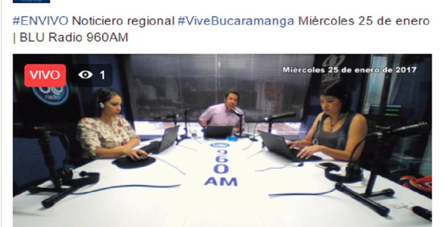 277211_Foto BLU Radio Bucaramanga
