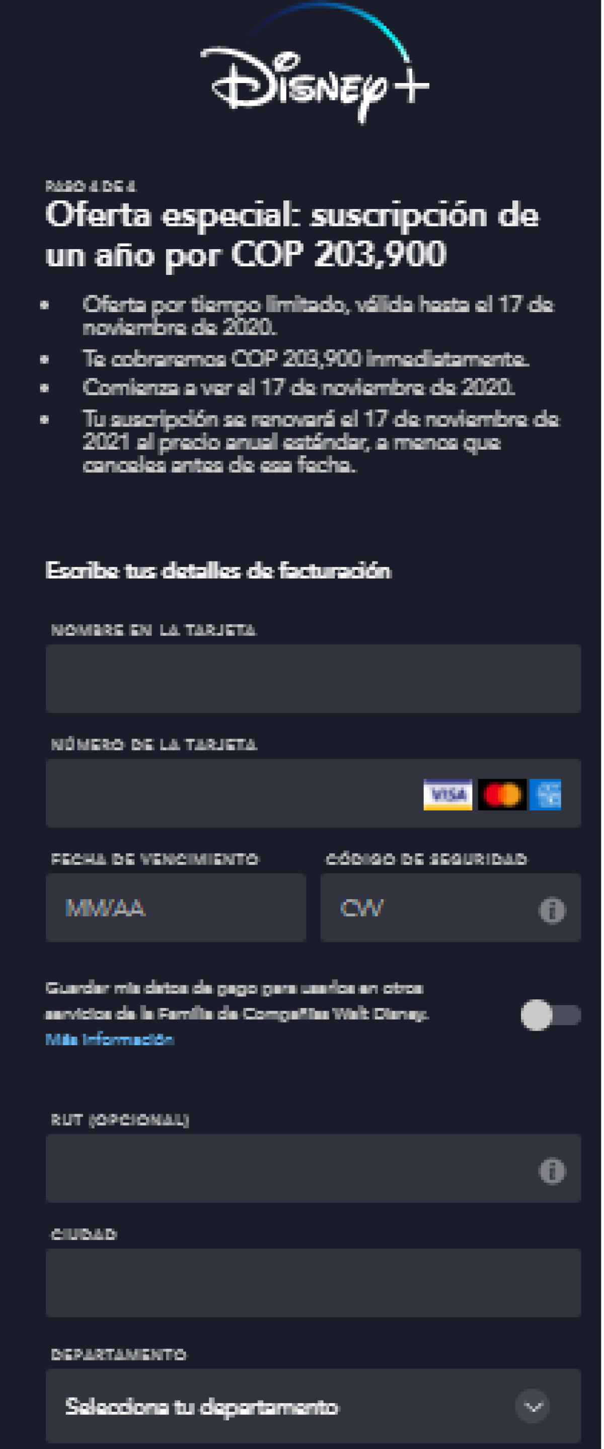 Disney Plus Colombia