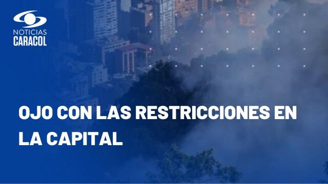Ante incendios en Bogotá, más de 40 parques fueron cerrados de manera temporal Ante incendios en Bogotá, más de 40 parques fueron cerrados de manera temporal