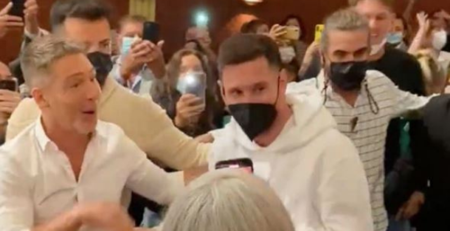 Messi en teatro argentino