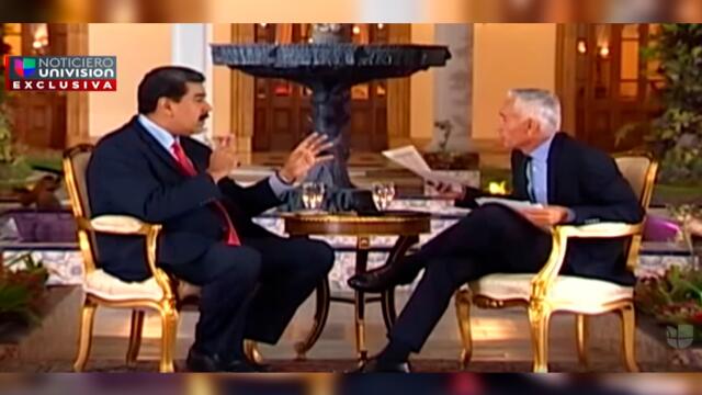 “Esto no tiene sentido”:  el momento en que Maduro suspende su entrevista con Jorge Ramos