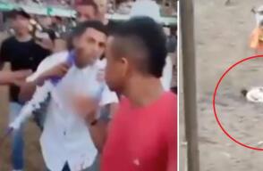 Hombre se clavó su propia banderilla en corraleja