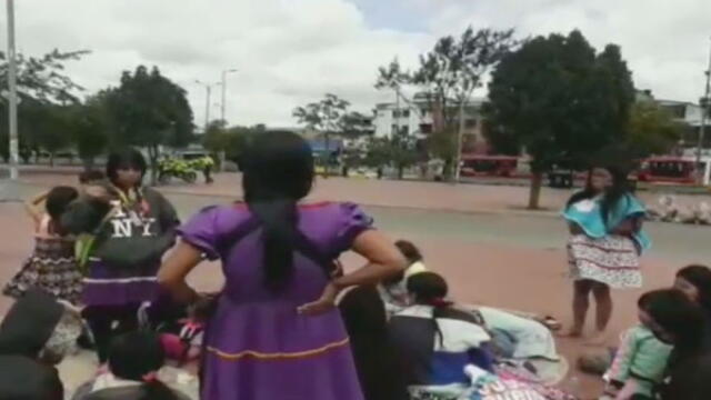 Bogotá les dará vivienda y alimentación a 115 familias embera durante la cuarentena 