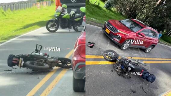 Accidente en la vía Sutatausa-Ubaté. Accidente en la vía Sutatausa-Ubaté.