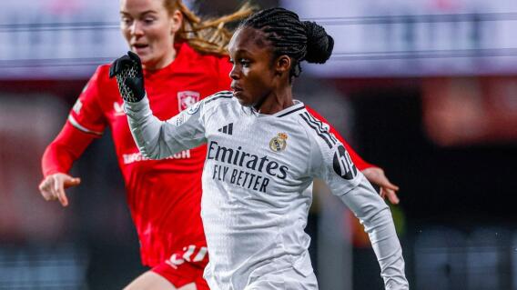 Linda Caicedo en el Real Madrid vs. Twente, por Champions League. Linda Caicedo en el Real Madrid vs. Twente, por Champions League.