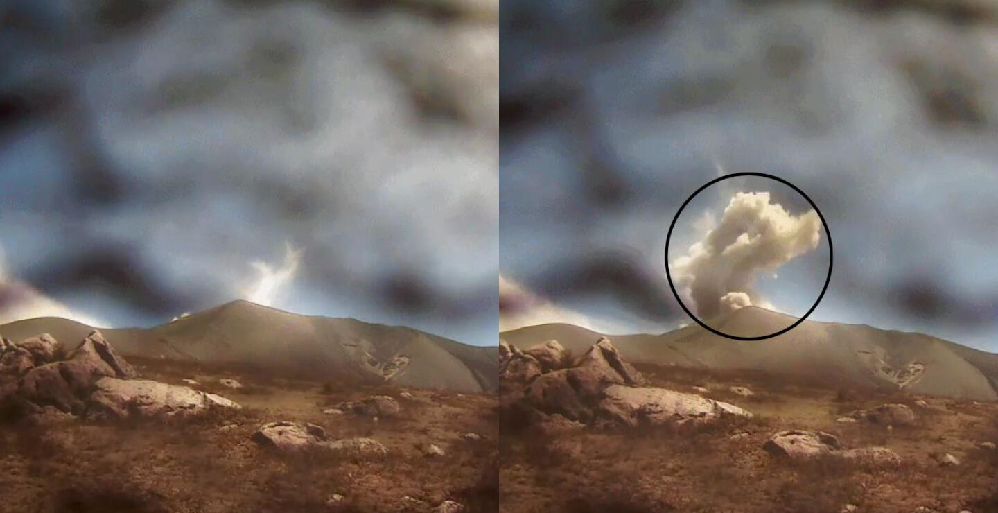 Continúa alerta Naranja por volcán Puracé: cinco emisiones de humo y cenizas llamaron la atención