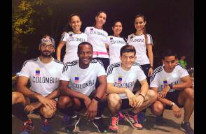 Los corredores caleños son Edwin Quiñónez, Cristian Hernández, Ricaurte Sáenz Manchola, Edinson Giraldo, Michell Cadavid, Diana Gil, Estefanía Mejía y Johana Blandón.