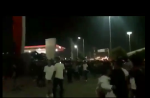 347408_BLU Radio// Disturbios cerca del parque Muvdi. Foto: Tomada de Twitter Ojo vallenato oficial