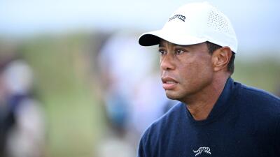 Tiger Woods, superestrella del golf. 