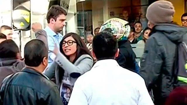 En pelea terminó protesta por jóvenes del Politécnico Internacional muertos