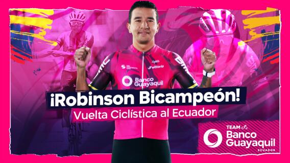 Robinson Chalapud, ciclista bicampeón de la Vuelta a Ecuador. Robinson Chalapud, ciclista bicampeón de la Vuelta a Ecuador.