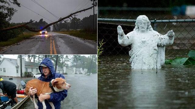 Florence es degradado a tormenta tropical, pero ya deja 5 muertos y estragos a su paso