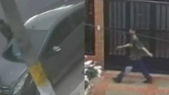 El carro en el que se cambió la ropa el joven sicario que atentó contra Miguel Uribe Turbay El carro en el que se cambió la ropa el joven sicario que atentó contra Miguel Uribe Turbay